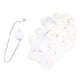 thumbnail image 3 of Juego de 25 uds de piedras rúnicas de cristal con bolsa de péndulo, piedras curativas de runas de adivinación de buena suerte para meditación, cristal blanco, 3 of 5