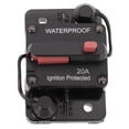 thumbnail image 6 of 20A Circuit Breaker Holder Manual Reset Switch 12-48V Dc For Solar Power System, 6 of 9