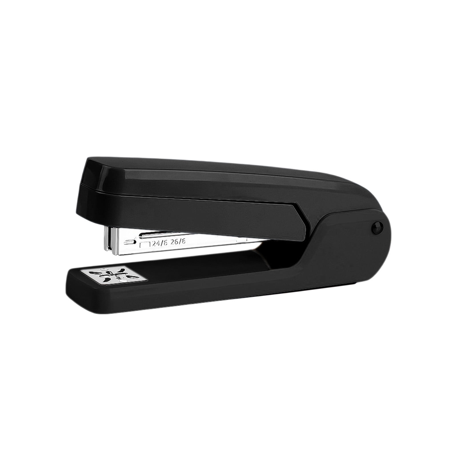 Heavy Duty Metal Stapler for Office School 25 Sheet Capacity Desk Stapler with Non-Slip Base Swivel Pivot for Center Binding Full Sheet Paper Stapler for Documents Reports