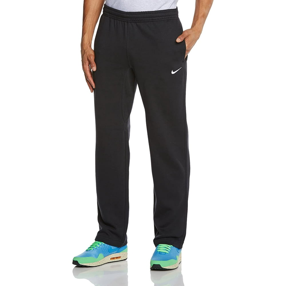 Nike - Club Swoosh Men's Fleece Athletic Sweatpants Pants Classic Fit ...