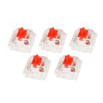 Commutateurs mécaniques, interrupteur rouge Structure raisonnable hautement durable interrupteur à clavier mécanique Premium ABS Avec pulvérisateur pour clavier DIY