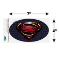 thumbnail image 4 of Justice League Movie Superman Logo Automotive Car Refrigerator Locker Vinyl Euro Oval Magnet, 4 of 5
