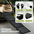 thumbnail image 2 of QinaQin Peakpursuit Extra Wide Pet Ramps for Cars - Portable Pet Ramps for Large Dogs, Non-Slip Surface, with Side Rails, Suitable for Suvs and Trucks, 2 of 6