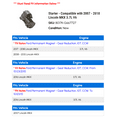 thumbnail image 2 of Starter - Compatible with 2007 - 2018 Lincoln MKX 3.7L V6 2008 2009 2010 2011 2012 2013 2014 2015 2016 2017, 2 of 2