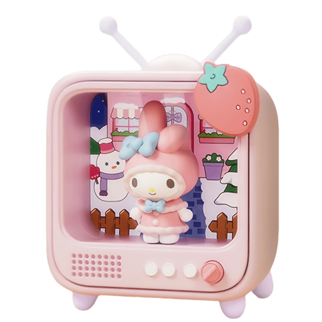 Adornos de juguete con luz nocturna, diseño de Sanrio Melody Anime