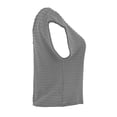 thumbnail image 4 of Blusa George para Mujer, Kimona Boxy Escote V con Corte en Delantero Gris Talla EG, 4 of 4