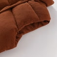 thumbnail image 4 of WOYY Little Boys Corduroy Padded Vest Winter Warm Sleeveless Jacket Outerwear, Sizes 5-6, 4 of 6