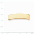 thumbnail image 2 of 14K Yellow Gold 48 x 12 x 1.8mm ID Plate, 2 of 6