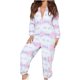 thumbnail image 1 of Pijama acolchado con cremallera y capucha informal a la moda para mujer, mono con estampado de estrellas, ropa de casa Fridja nalpqowj17867, 1 of 6