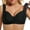 Black, variant on Samickarr Wireless Support Bras For Women Full Coverage And Lift Plus Size Bras Post-Surgery Bra Wirefree Bralette Comfort Thin Breathable Minimizer Bra