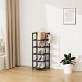 thumbnail image 3 of Tall Narrow 10-Tier Metal Shoe Rack Organizer for Entryway and Closet, Space Saving Storage Shelf for 10-15 Pairs of Shoes and Boots, 3 of 3