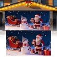 thumbnail image 5 of Liyamei Large Garage Door Banner For Outdoor Holiday Double Xmas Yard Sign With Reinforced Edges And Festive Designs, 5 of 5