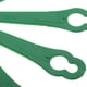 thumbnail image 3 of Cuchillas De Corte 100 cuchillas de corte de plástico para repuesto de desbrozadora de césped (verde), 3 of 7