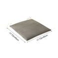 thumbnail image 3 of Vfedsrsge 1Pc Office Chair Cushion for Long Sitting - 17x17 Inch Soft Warm Plush Polyester Cushion, Gray Easy to Clean Decorative Cushion for Home Sofa Use, 3 of 6