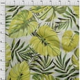 thumbnail image 4 of oneOone Cotton Poplin Lime Fabric Tropical Leaf With Texture Fabric For Sewing Printed Craft Fabric By The Yard 56 Inch Wide, 4 of 4