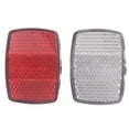 thumbnail image 4 of Bicycle Plastic Reflector Tail Light Reflector Front And Rear Warning Tail Light, 4 of 7