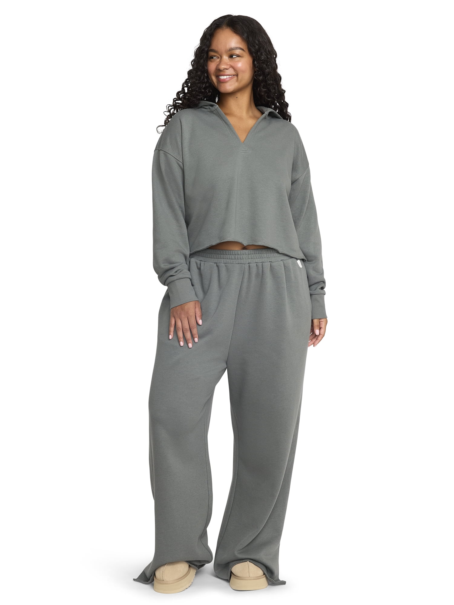 Mills by Millie Bobby Brown Women's Cropped Hoodie, Sizes XXS-XXL