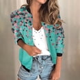 thumbnail image 1 of Puntoco Mujer Casual Moda Cómoda Impresión Manga Larga Sin Capucha Casual Outwear Blusa Puntoco Puntoco-356, 1 of 8