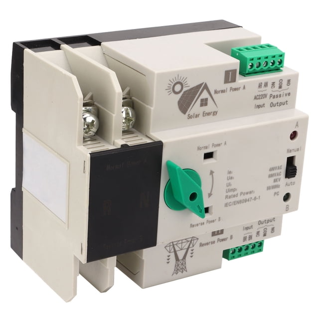 Interruptor de transferencia automático, interruptor de transferencia de energía automático de doble potencia Interruptor de transferencia automático de doble potencia Respuesta rápida