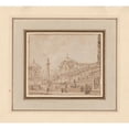 thumbnail image 3 of Luc Vincent Thiery de Sainte Colombe 22x20 Black Modern Framed Museum Art Print Titled - An Architectural Capriccio (ca. 1772), 3 of 5