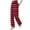 ZA-Wine-flash deals of the day, variant on Frostluinai Women's Fleece Lined Wide Leg Pants Striped Warm Winter Trousers Elastic Waist Baggy Sweatpanys with Pockets