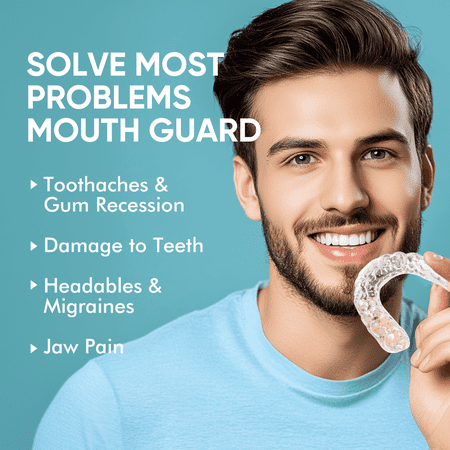 2-PACK Mouth Guard for Grinding Teeth at night, Mouth Guard for Sleeping, Night Guards for Teeth Grinding