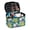 Colorful Large Flowers, variant on HELLHERO Travel Cosmetic Bags (8.86"x6.5"x5.9") Teal Floral Pattern, with Large Capacity Multi-Function Makeup Organizer Female