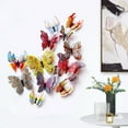 thumbnail image 2 of 24 piezas de decoraciones de pared de mariposas, 2 of 6