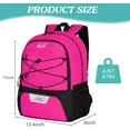 thumbnail image 5 of WOLT Youth Soccer Bag Soccer Backpack for Girls with Shoe and Ball Compartments Pink, 5 of 9
