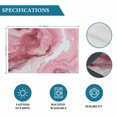 thumbnail image 6 of Pink Marble Placemats Set of 4, Summer Ocean Wave Red Ombre Placemats for Dining Table, Place Mats for Kitchen Tabletop, Waterproof Wipeable Dining Table Mats Set, 6 of 9
