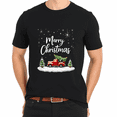 thumbnail image 3 of Merry Christmas Red Truck Family Matching Christmas Pajama T-Shirt for Adults Men and Women, 3 of 4