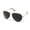 Gold, variant on ZEN Oversized Aviator Super Dark Sunglasses