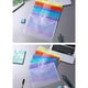thumbnail image 4 of Seitruly 12 Uds. Sobres de plástico A4, carpetas de archivos de documentos transparentes a prueba de agua, bolsa organizadora Tutorial, bolsa, Carpetas de archivos Claro, 4 of 6