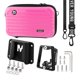 thumbnail image 2 of Bolsa delantera plegable para bicicleta, bloque portador delantero, fácil instalación, bolsa versátil para bicicleta, bolsa delantera para montar en Rosa, 2 of 8