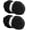 Black, variant on Coffee Chunky Chenille Yarn for Crocheting, Bulky Thick Fluffy Yarn for Knitting,Super Bulky Chunky Yarn for Hand Knitting Blanket, Soft Plush Yarn, 8 Jumbo Pack (27 yds,8 oz Each Skein)
