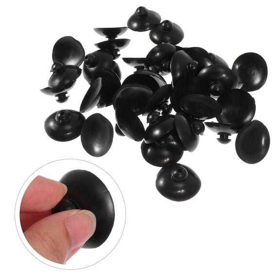 HEMOTON 100Pcs Fish Tank Aeration Pump Suction Cups Air Fixing Suckers Pump Accessories