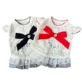 thumbnail image 6 of Lace Edge Dog Dress - Bowknot Pullover Summer Princess Cosplay Costume for Outdoor Adventures, 6 of 8