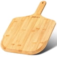 thumbnail image 1 of Tabla de madera para servir Pizza Peel JIAFUEO de bambú de 30 cm, 1 of 6