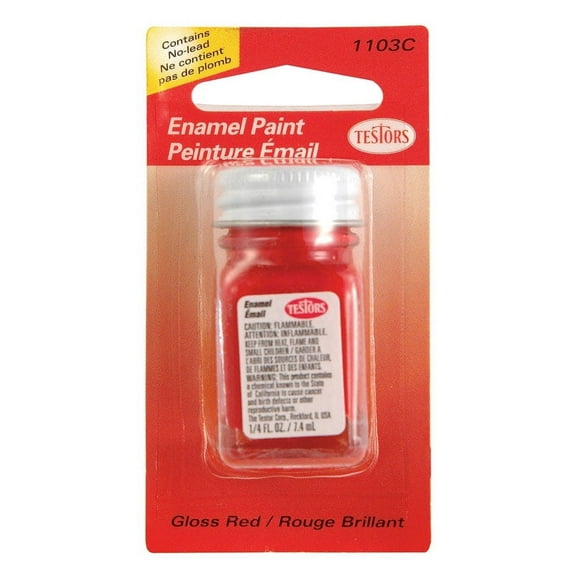 Testors Gloss Red Hobby Paint 0.25 oz