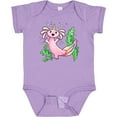 thumbnail image 3 of Inktastic Axolotl Unicorn with Rainbow Tail, Bubbles and Seaweed. Boys or Girls Baby Bodysuit, 3 of 5