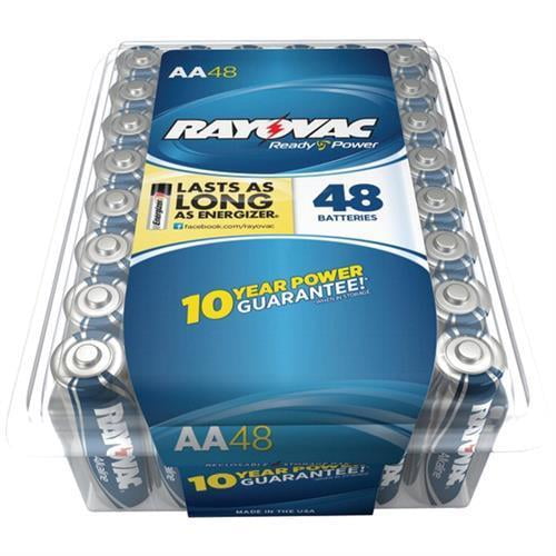 Rayovac 815 48pptf Alkaline Batteries Reclosable Pro Pack 48 Pk Walmart Com Walmart Com