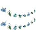 thumbnail image 7 of 2Pcs Peacock Banner, Zoo Birthday Party Decoration Peacock Banner Garland for Boy Girl Animal Theme Birthday Baby Shower Party, 7 of 7