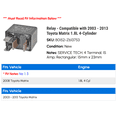 thumbnail image 2 of Relay - Compatible with 2003 - 2013 Toyota Matrix 1.8L 4-Cylinder 2004 2005 2006 2007 2008 2009 2010 2011 2012, 2 of 2