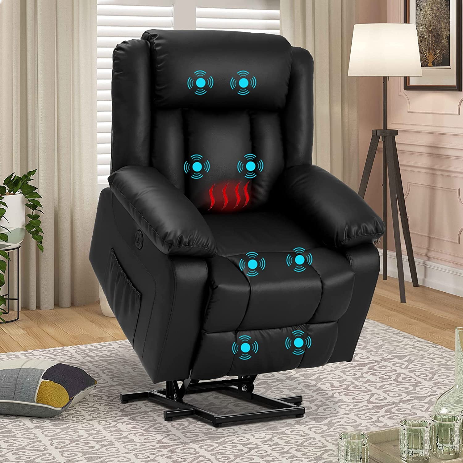 KIGOTY Electric Lift Chairs Recliners for Elderly, Power Recliner Chair