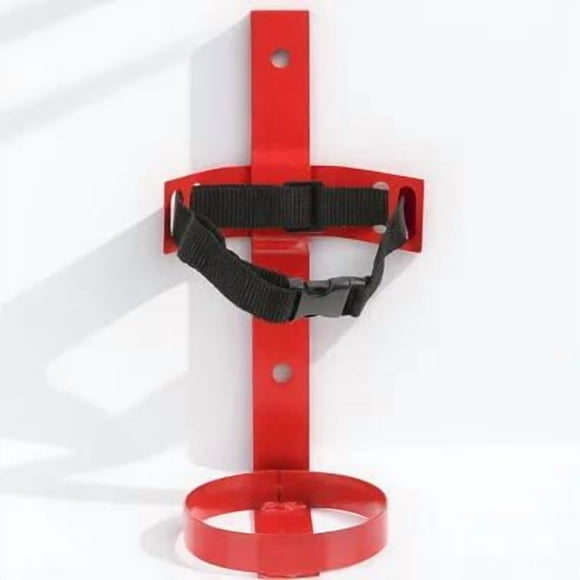 Minkissy Heavy Duty Fire Extinguisher Bracket Wall Mount for Home 1Pcs