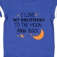 thumbnail image 3 of Inktastic I Love My Brothers to the Moon and Back Gift Baby Boy or Baby Girl Bodysuit, 3 of 4