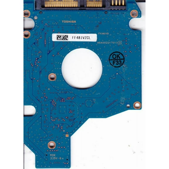 MK2546GSX, HDD2D90 B UK01 T, G002217A, Toshiba 250GB SATA 2.5 PCB