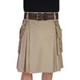 thumbnail image 3 of Damn Near Kilt 'Em Classic Wide Woven Kilt Belt, Brown, X-Large, 3 of 5