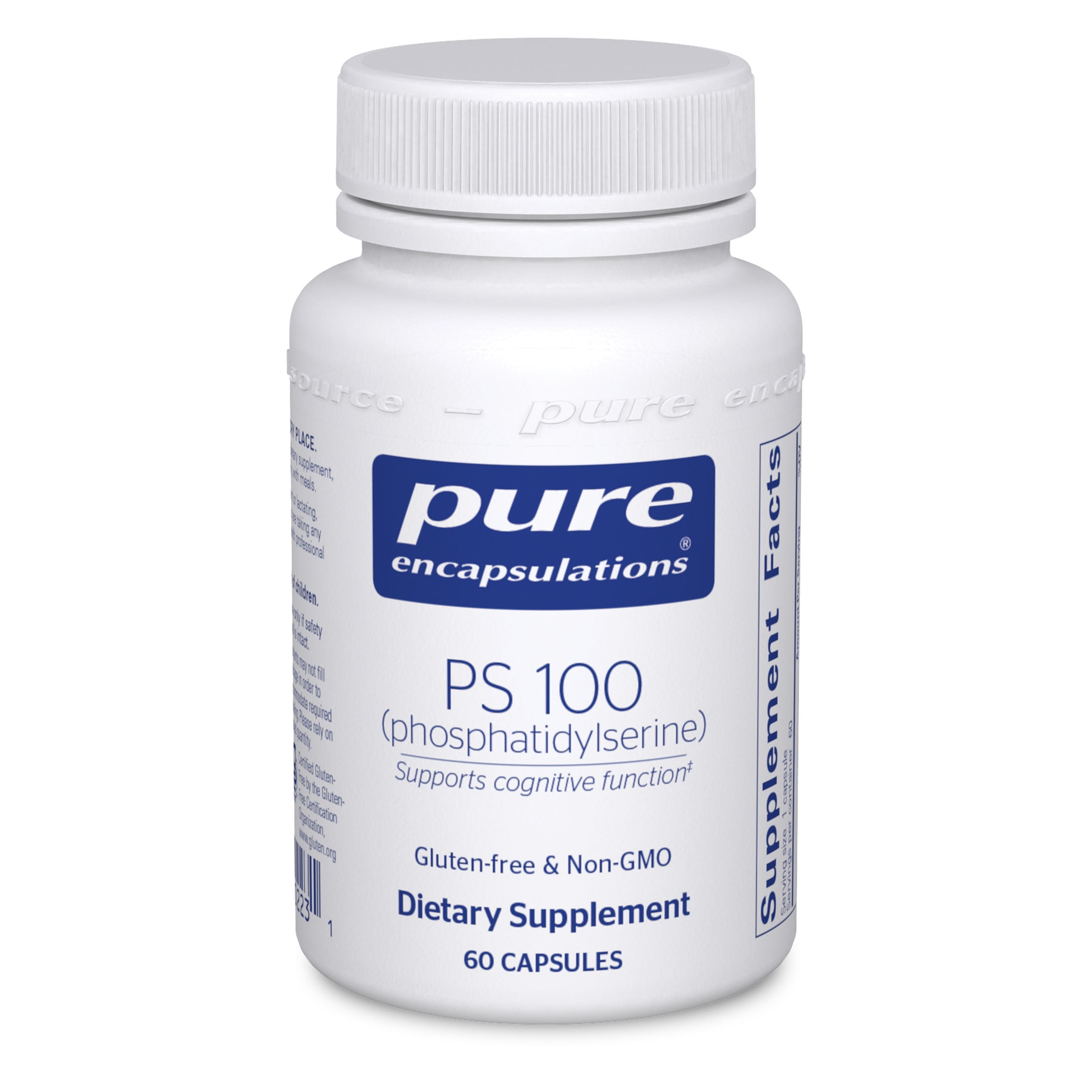 Pure Encapsulations PS 100 Phosphatidylserine Amino Acid Supplement