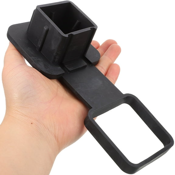 SOPOTUTU Hitch Cover For Trucks Towing Hitch Cover Plastic Black 1Set Truck Hitch